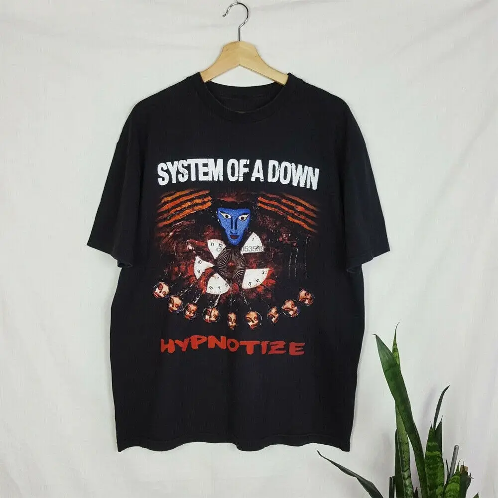 New Popular System Of A Down T-Shirt Hyptize 2005 Soad Cotton Shirt