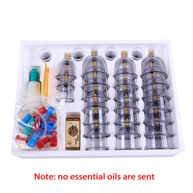 Cupping device 32 cans household thickened suction vacuum cupping device non-glass jar health cupping