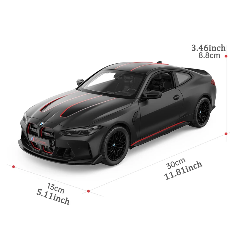 RASTAR BMW M4 CSL RC Car 1:16 Scale 2.4G Remote Control Car Toy Gift For Adults 2