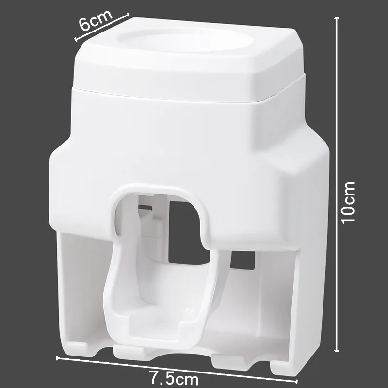 Toothpaste Squeezer Toothpaste Dispenser Bathroom Accessories Set 1Pc Toothbrush Holder Set Toothpaste Dispenser Wall Mount Stand Bathroom Accessories Set Rolling Automatic Squeezer