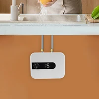 Chauffe-eau électrique 6L 1500W avec prise supérieure, sous évier instantané pour salle de bain, douche d'eau chaude, chauffage de cuisine domestique 4