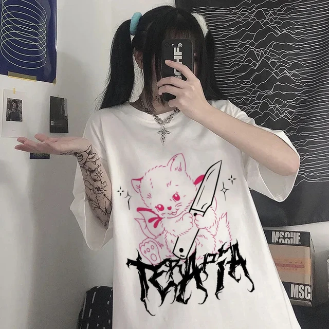 Support Catgirl Research Anime Japan Women's Perfect Tri Tunic Long Sleeve  Shirt