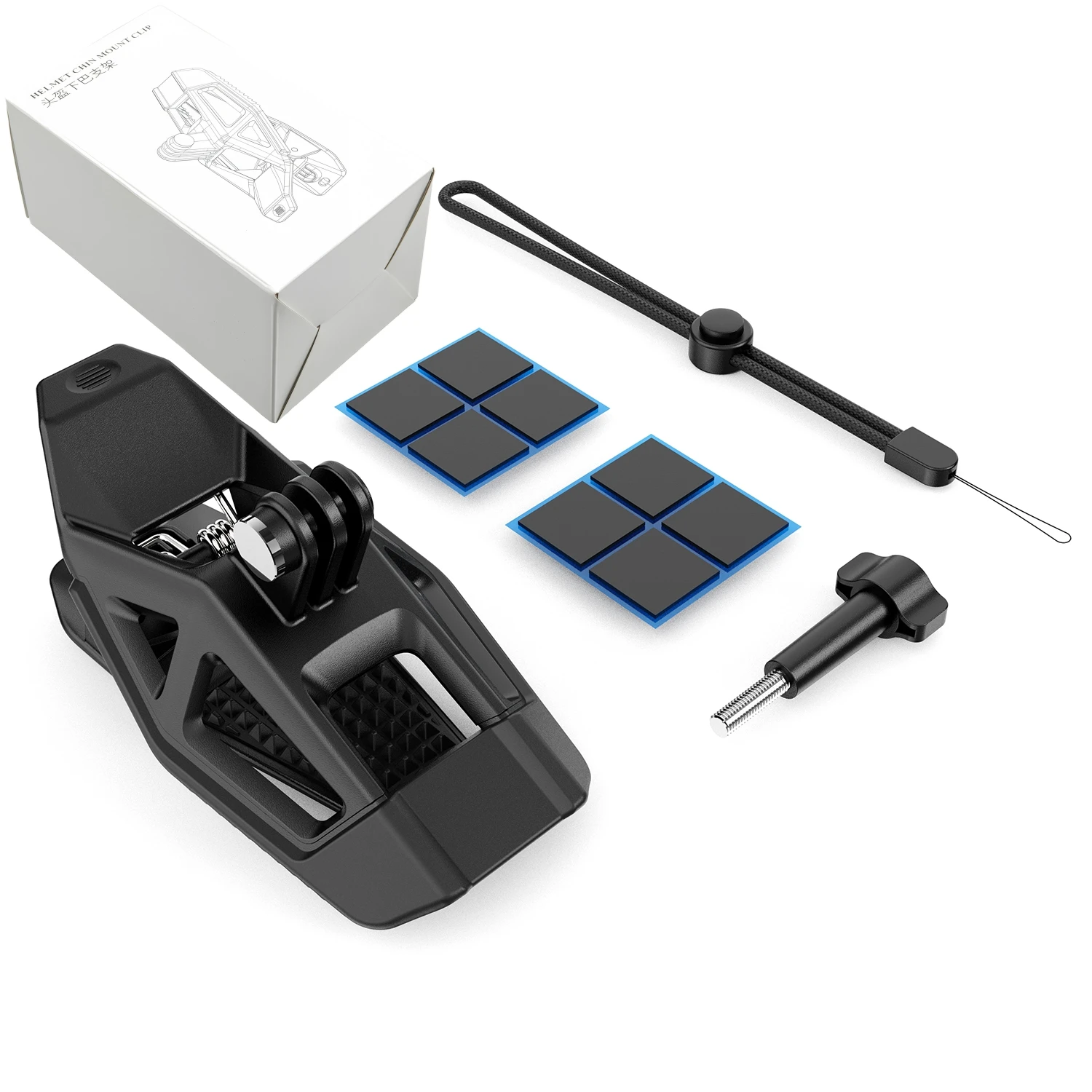 Support menton casque moto universel pour GoPro DJI Insta360