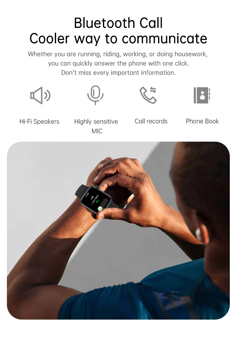 GS8 Max Smart Watch With Bluetooth Call
