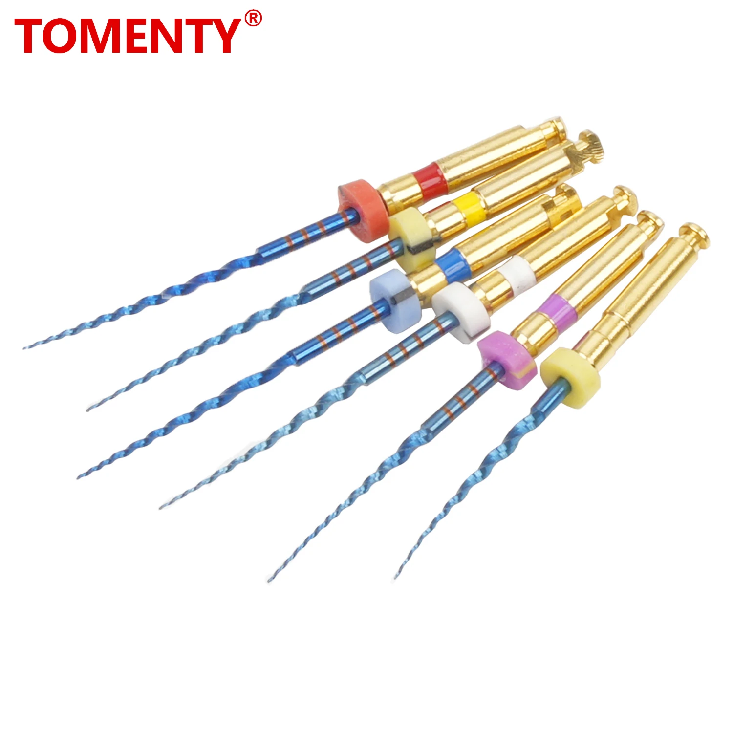 

Tomenty 6pcs/Box Dental Heat Activated Canal Root Files SX-F3 25mm Dentist Tools Can Bend for Preparing Root Canal Treatment