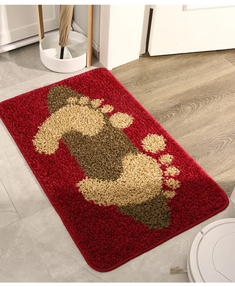 Red Door Rug, Chinese Style Safe Blessing Rug, Dirt Resistant Home Shoe  Entry Decorative Carpet, Indoor Outdoor Entrance Mat, Absorbent Bath Mat,  Suitable For Living Room Bedroom Bathroom Kitchen Balcony Patio Laundry 