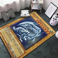 Blue Eye White Dragon Carpet for Living Room Anti-slip Bedroom Bedside Sofa Table Area Rug Soft Large Floor Mat Home Decoration 1