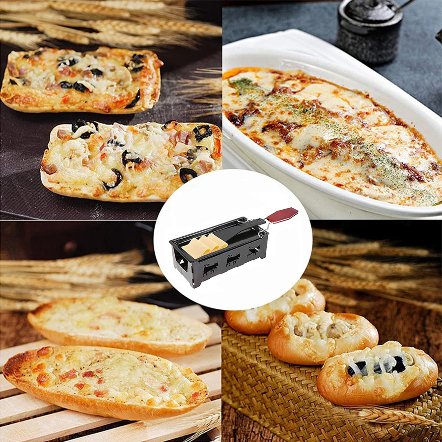 1PC cheese oven mini non-stick baking tray contains no candles, butter and cheese, grilled bacon, easy to clean baking tray.