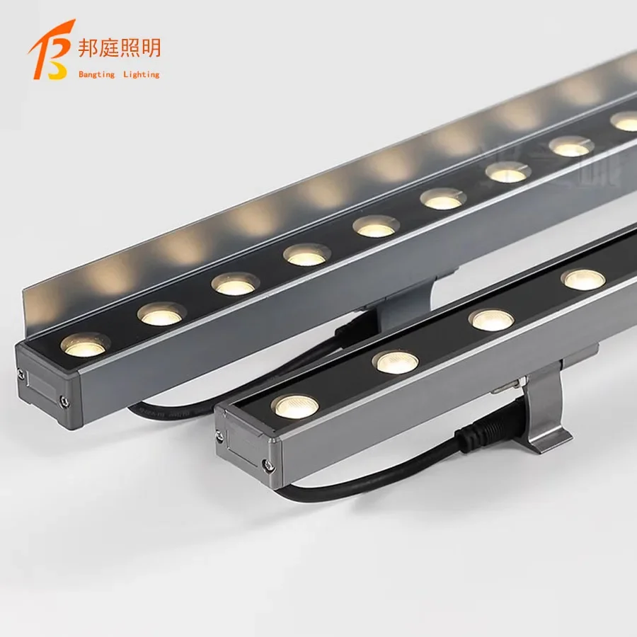 Aluminum housing color changing 12W 18W 24W 36W outdoor light dmx RGB linear LED wall washer