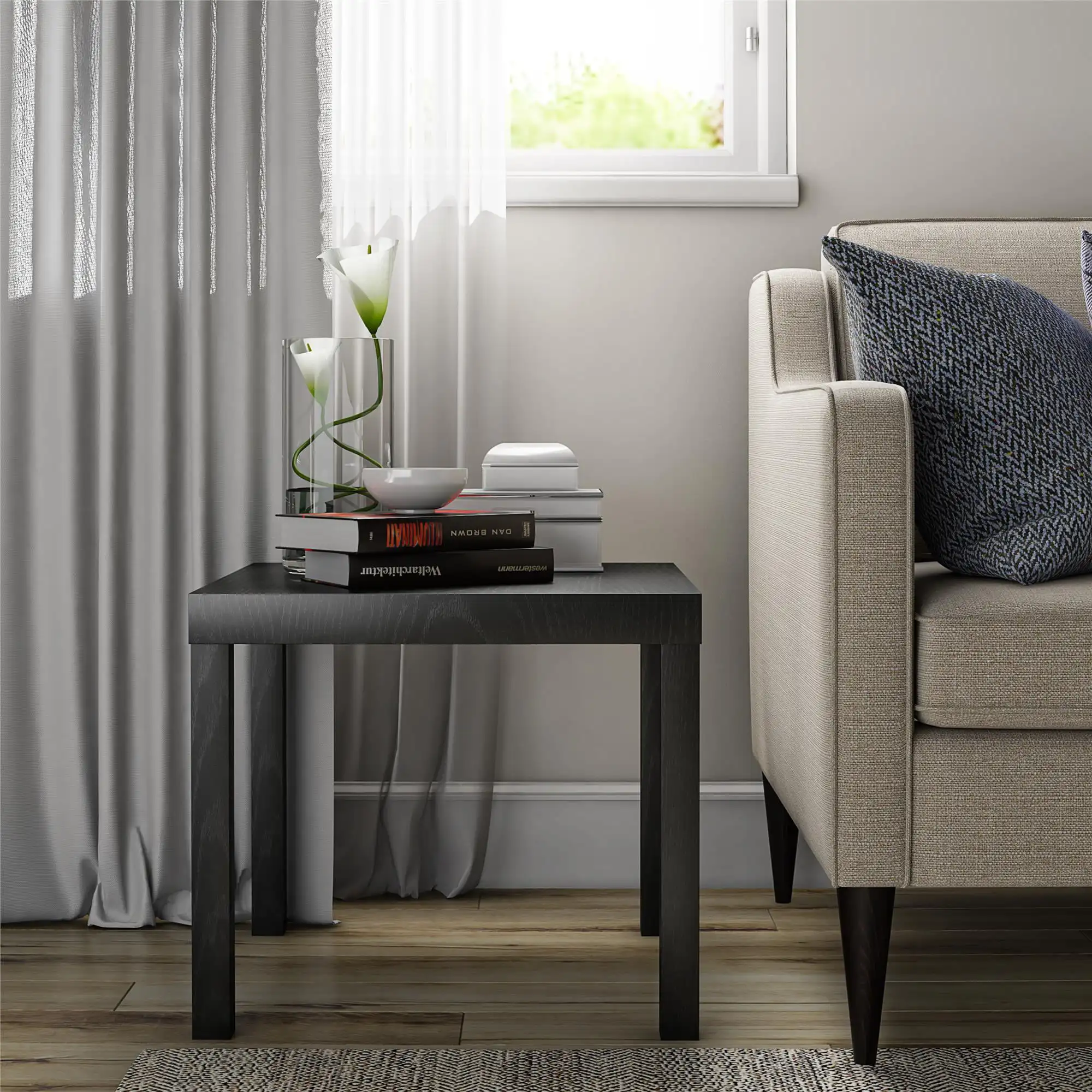 End Table Parsons End Table Black Oak Coffee Tablessupport for