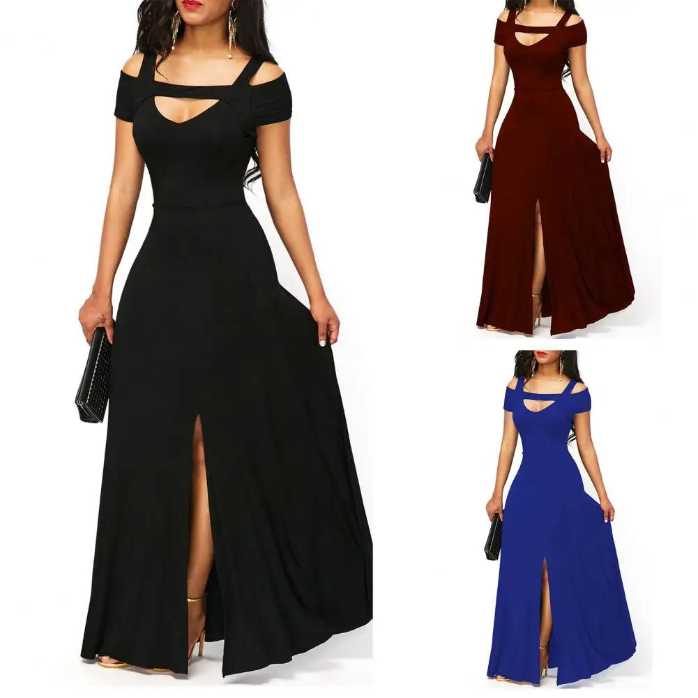 

Модное летнее платье, универсальное облегающее женское платье с открытыми плечами, женское платье