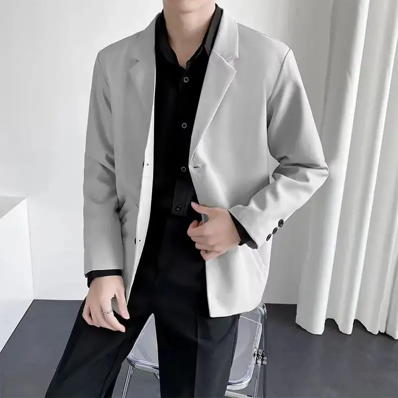 2024 Riolio Autumn New Fashion Men Blazer Wedding Groom Tuxedo Peaked Lapel Male Fashion Costume Blazer With Pants