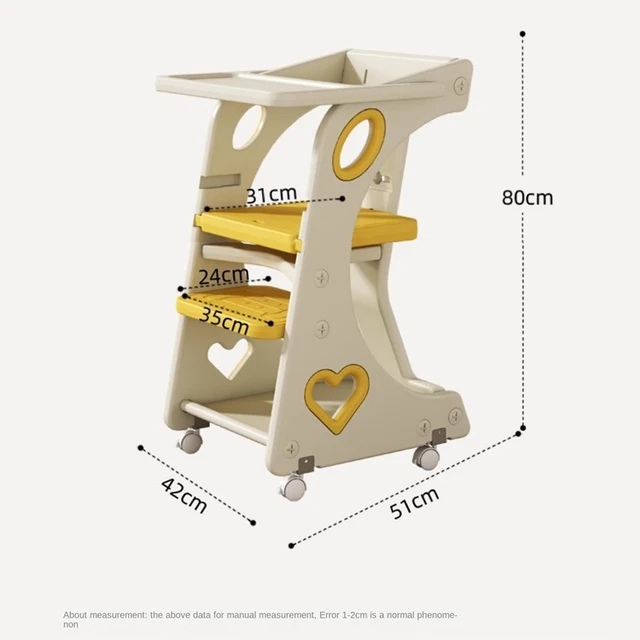 Baby Eating Chair Children Dining Chair Baby Highchair Adjustable Height Multi function Growing Chair Toddler Feeding Seat 6