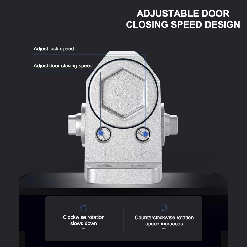 Hydraulic er Door Closer 25KG To 80KG Adjustable Speed Door Closing Equipment Mute Soft Closing Hardware