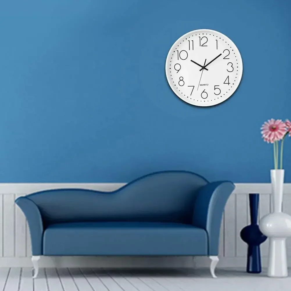 Luminous Wall Clock Large Dial Wall Hanging Clock Travel Time Accuracy for School Decoration Bedroom wall clock
