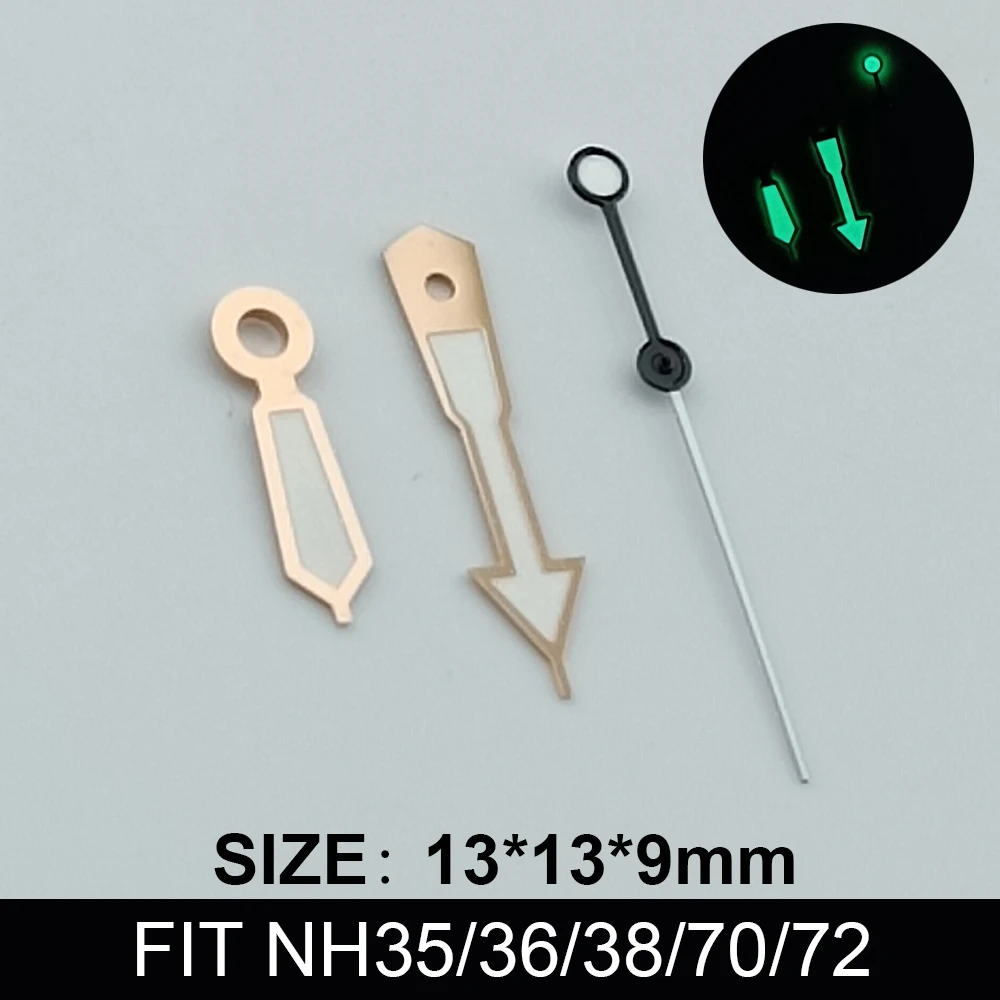 Watch Accessories NH35 NH36 Green Luminous Watch Hands for Automatic Movement watch accessories Watch Parts For Wristwatches