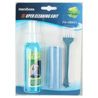 Screen cleaning kit liquid suitable for LCD TV, tablet, mobile phone, laptop, camera lens, CD cleaner, keyboard cleaning brush 1
