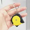 Measuring Tape Mini 3FT Steel Measuring Tape Chain Easy To Read Fractions Quick Lock Measurement Tape For Designer Decorator 1