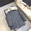 New Canadian Design High Quality 80% White Goose Down Winter Mid Length Couple Wear Jacket Men's And Women's Thickened Warm Coat 2