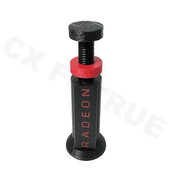 Enhanced GPU Support Bracket - Prevents GPU Bending and Sagging, Available in 4 Stylish Designs (Black and Red)