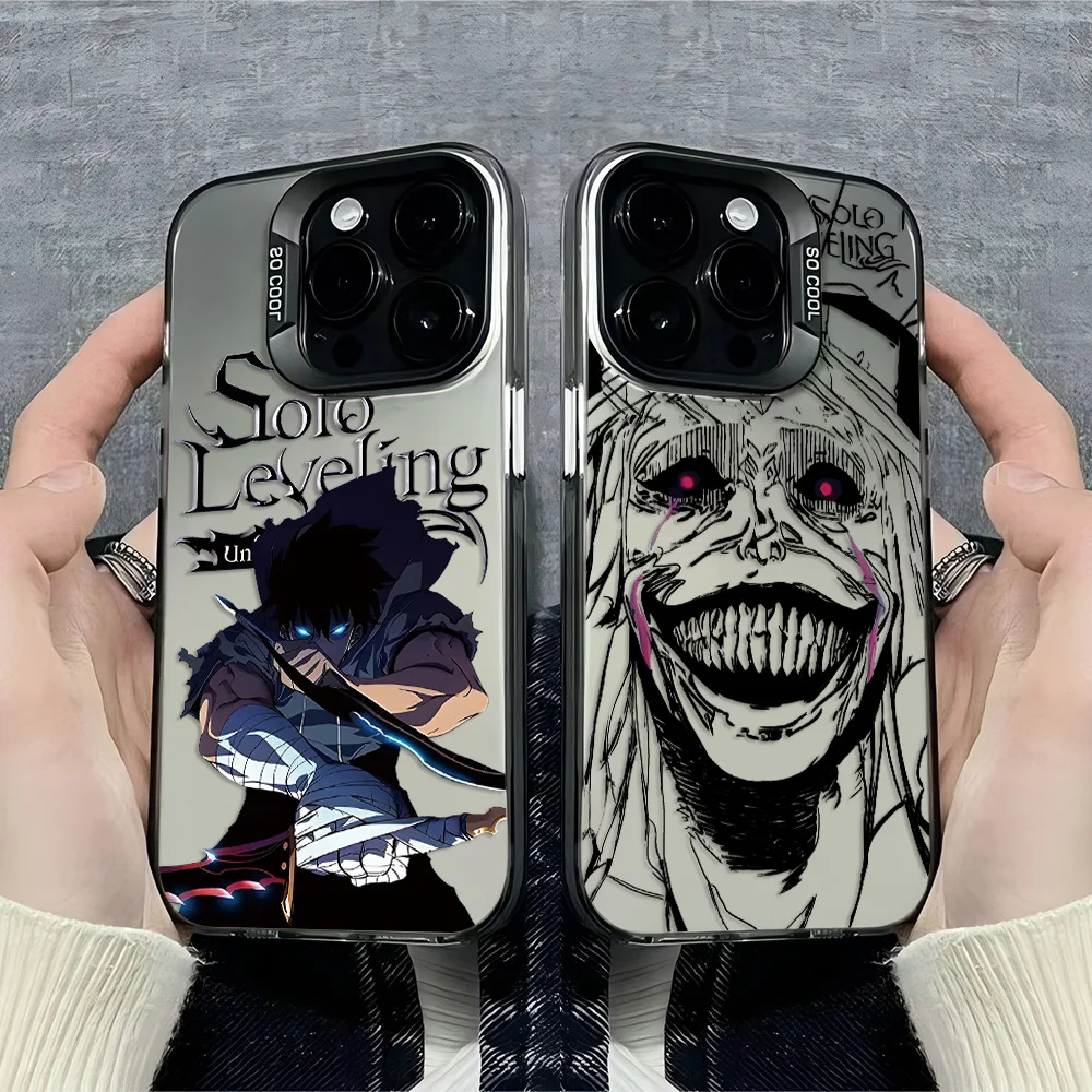 Anime S-Solo Leveling Stylish Phone Case - Vibrant Design Protective Back Cover