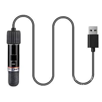 미니 수족관 히터, 수중 소형 어항 히터, 온도 컨트롤러 (USB-10W), 26 ° C 일정 온도, 직송