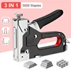 4 In 1 Nail Gun DIY Furniture Construction Stapler Upholstery Staple Gun With 3000 Staples Home Decor Carpentry Tools 1