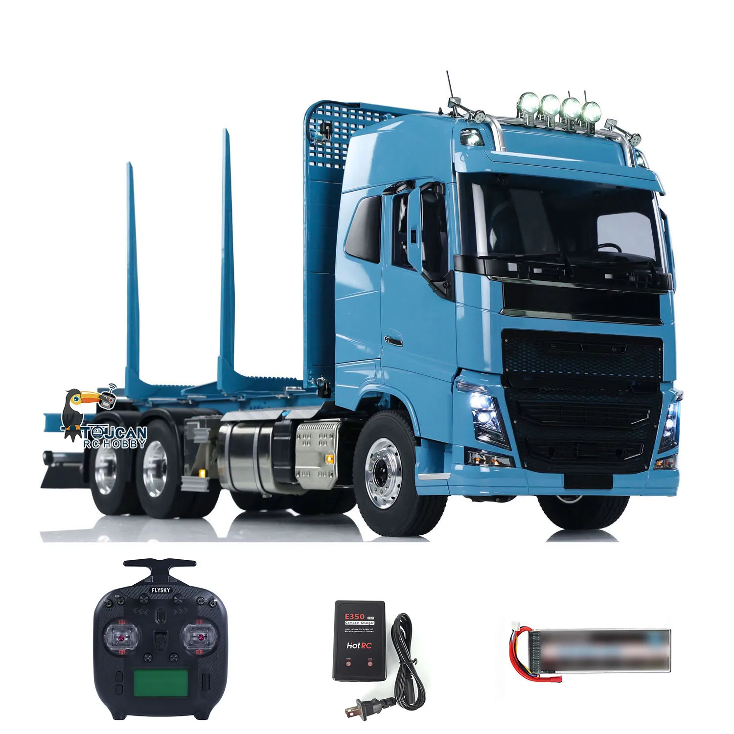 Toys 1/14 FH16 6X4 RTR RC Timber Truck Globetrotter 750 Electric Car TAMIYAYA 56360 Light Sound Radio Control Finished Vehicle 4