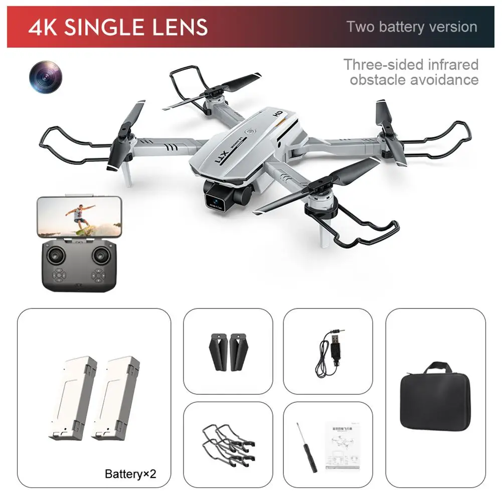 Automatic Obstacle Avoidance Drone Aerial Photography Hd Entry-level Quadcopter Remote Control Aircraft Children 4k Hd Footage camoro quadcopter drone with camera and remote control RC Quadcopter