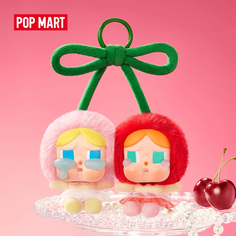 POP MART CRYBABY Crying For Love Series-Vinyl Plush Hanging Card (Love You Cherry Much)