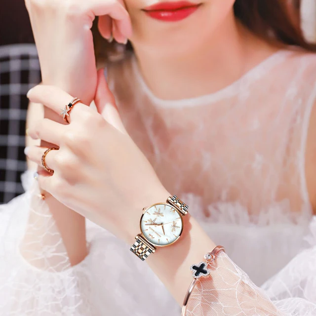 affordable luxury womens watch with dragonfly dial