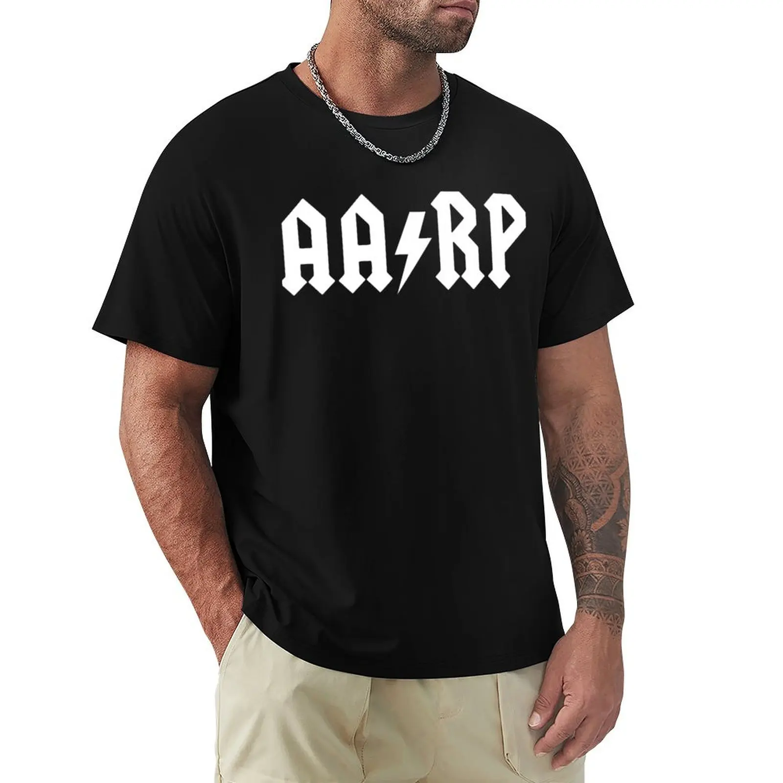 

Мужская Винтажная Футболка Aarp, большие размеры