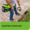 60V 8" Brushless Cordless Edger 2.0 Ah Battery and Charger Included with Curb Wheel Perfect Edging Every Time 5