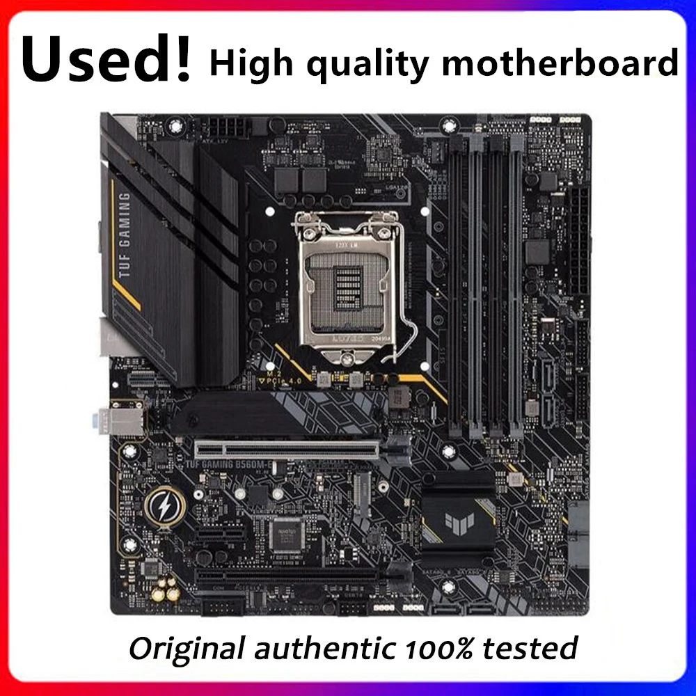 Per Tuf Gaming B560M-E Originale Usato Desktop Intel B560 128Gb Ddr4 Scheda Madre Lga 1200 I7/I5/I3 Usb3.0 Sata3