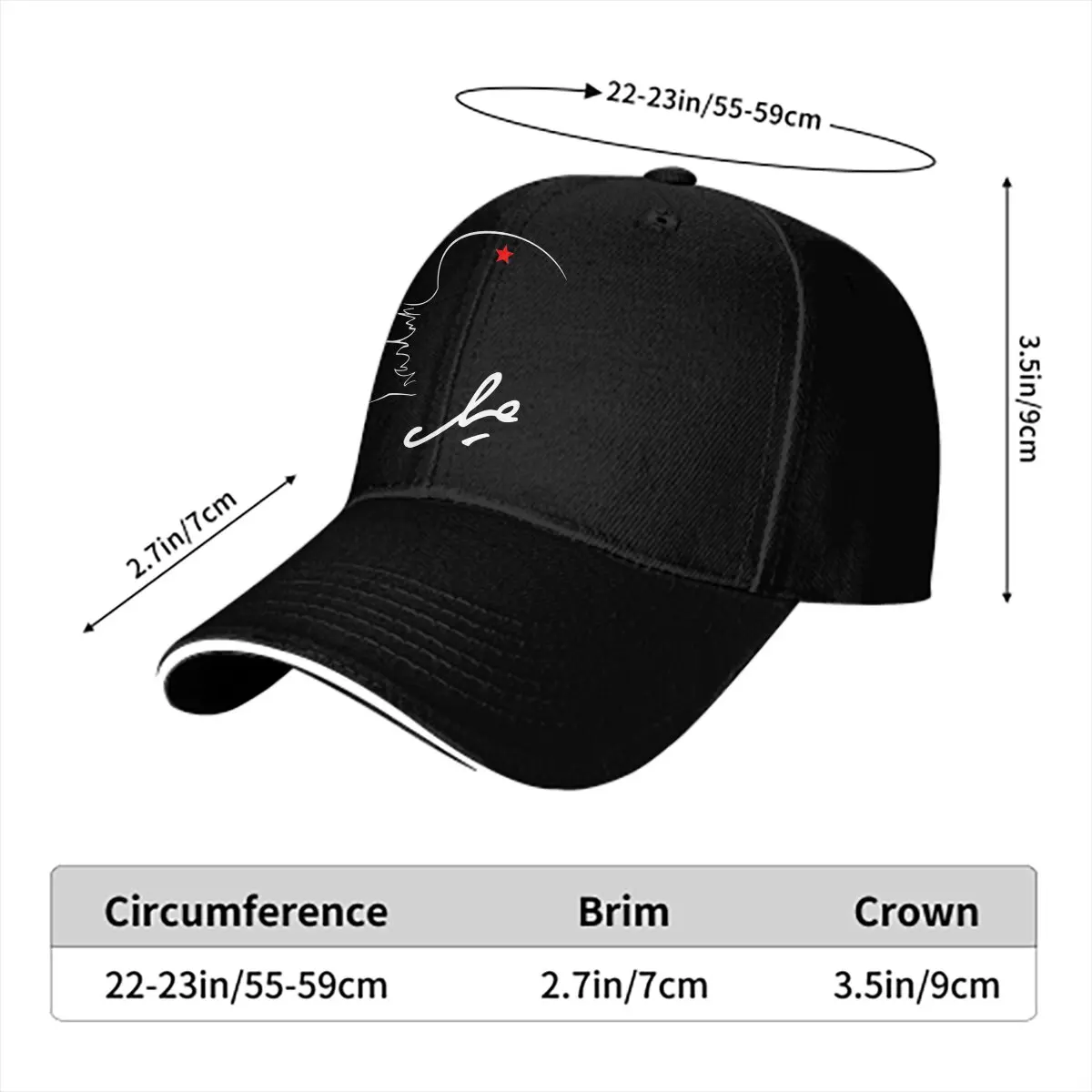 Che Guevara Line Baseball Cap Men Hats Visor Protection Snapback Gifts Caps baseball cap,baseball caps,baseball hats,fashion hats