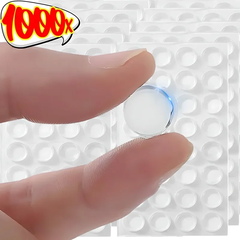 Self-Adhesive Clear Door Stop Rubber Non-Slip Mini Damper er Cabinet Bumpers Silicone Furniture Dots Cushion Protective Pads