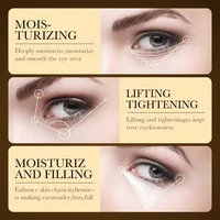 Crème pour les yeux à l'acide hyaluronique or 24 carats, Anti-cernes, sacs pour les yeux, raffermissant, hydratant, produits de soins pour la peau 3