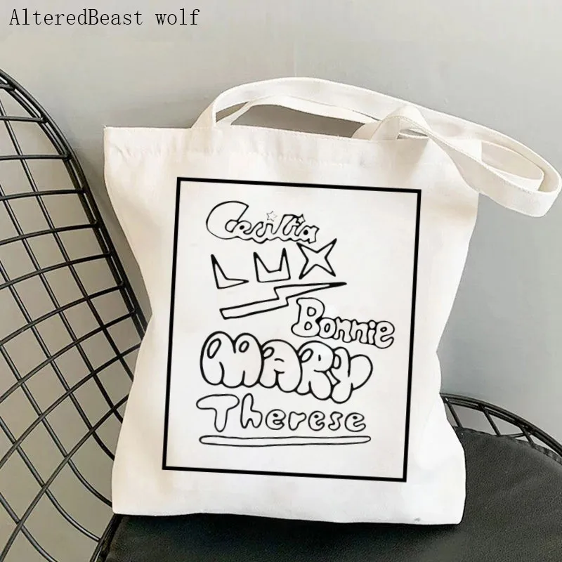 

Women Canvas Shoulder Bag The Virgin Suicides Printed Custom Ladies Shopping Bags Grocery Handbags Tote Books For Girls