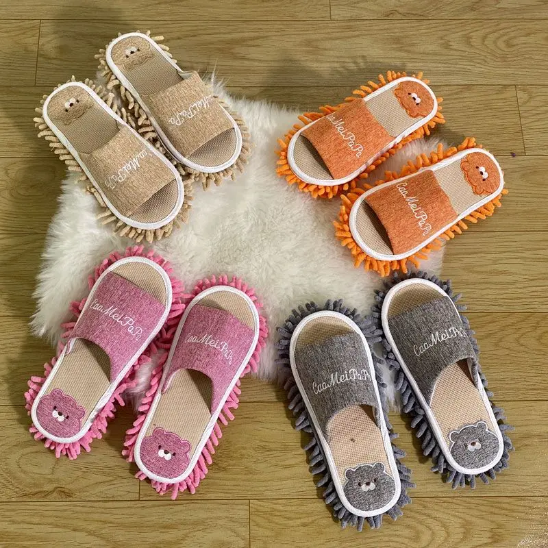 

Многофункциональные тапочки для уборки пола, моющиеся швабры для ленивых, домашняя обувь для уборки пола