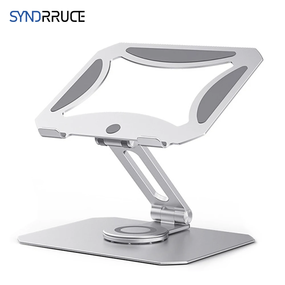 

360° Rotatable Laptop Stand Tablet Adjustable Foldable Bracket Notebook Desktop Aluminum Alloy Holder for Macbook Pro Air Xiaomi