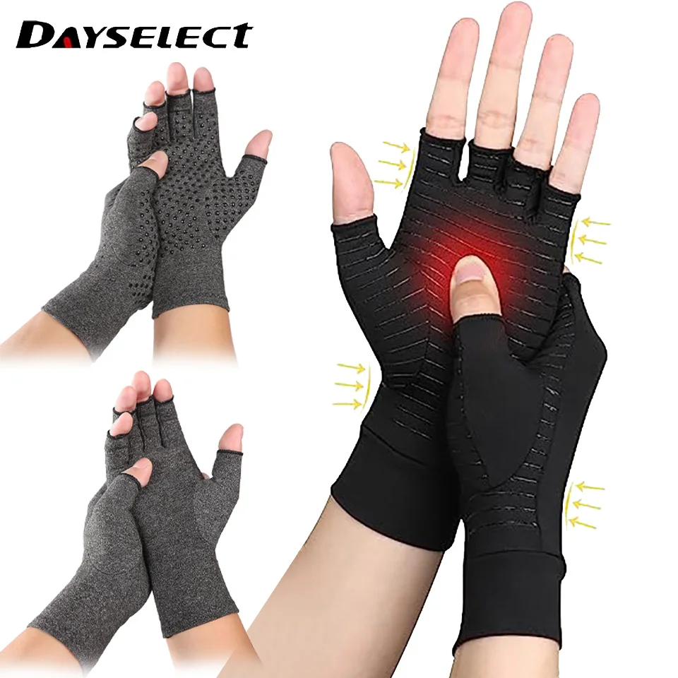 

1Pair Compression Arthritis Gloves with Strap,Carpal Tunnel,Typing Joint Pain Relief Women Men Therapy Wristband