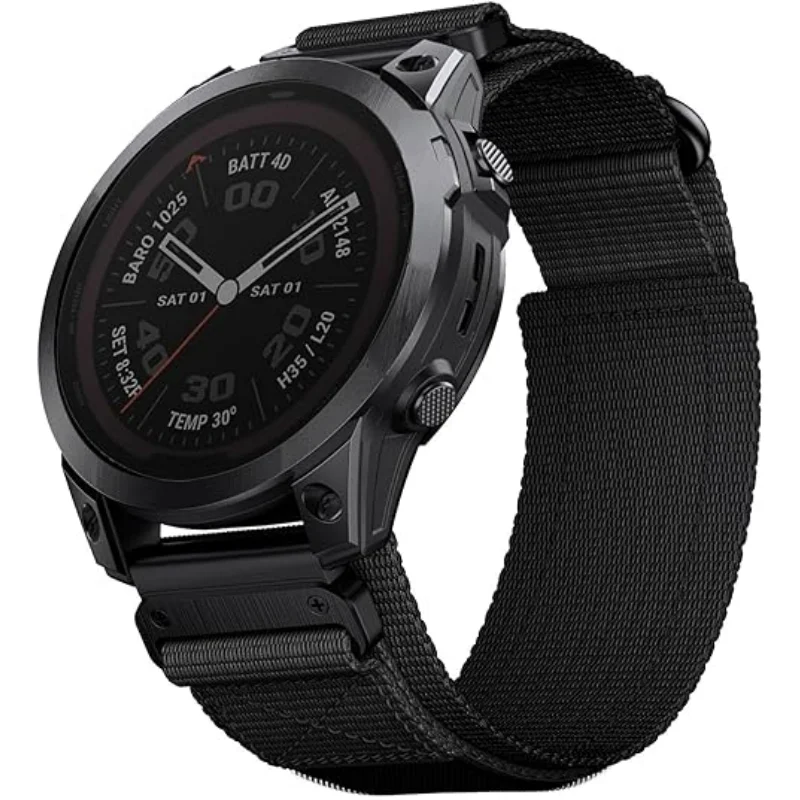 Military Tactical Nylon Watch Strap - 22MM Quick Release