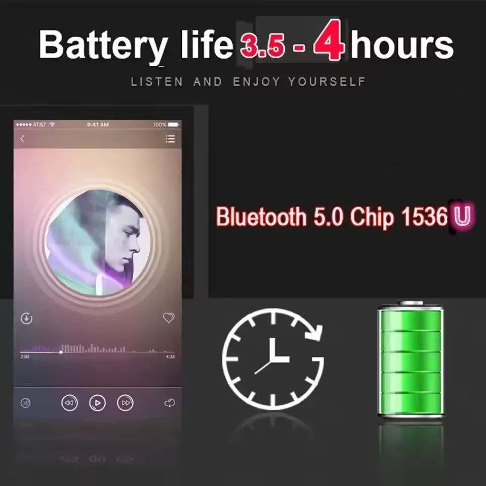 Wireless Bluetooth Headphones With Anc For Ios And Android Devices_voghion.com