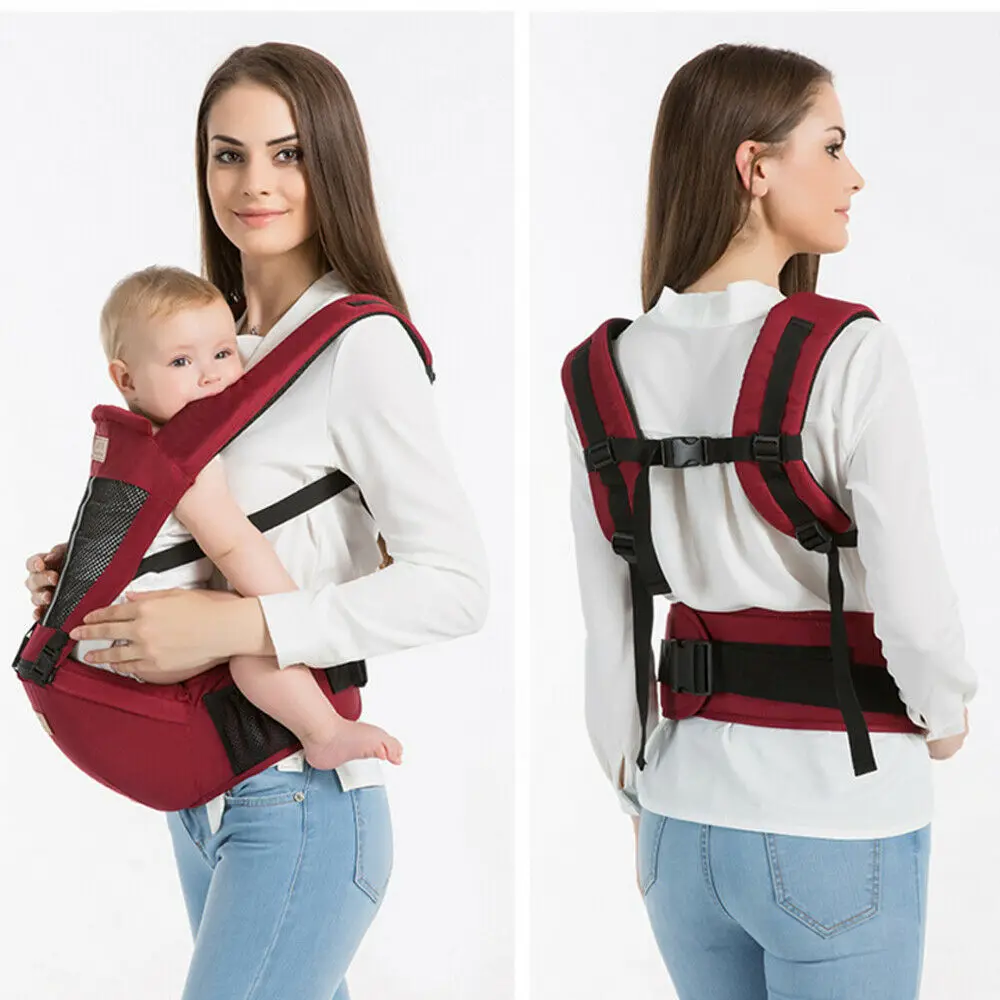 Baby hip seat Baby carrier sling Baby carrier Newborn Baby Carrier Kangaroo Toddler Sling Wrap Portable Infant Hipseat Soft Breathable Adjustable 0-36 Months