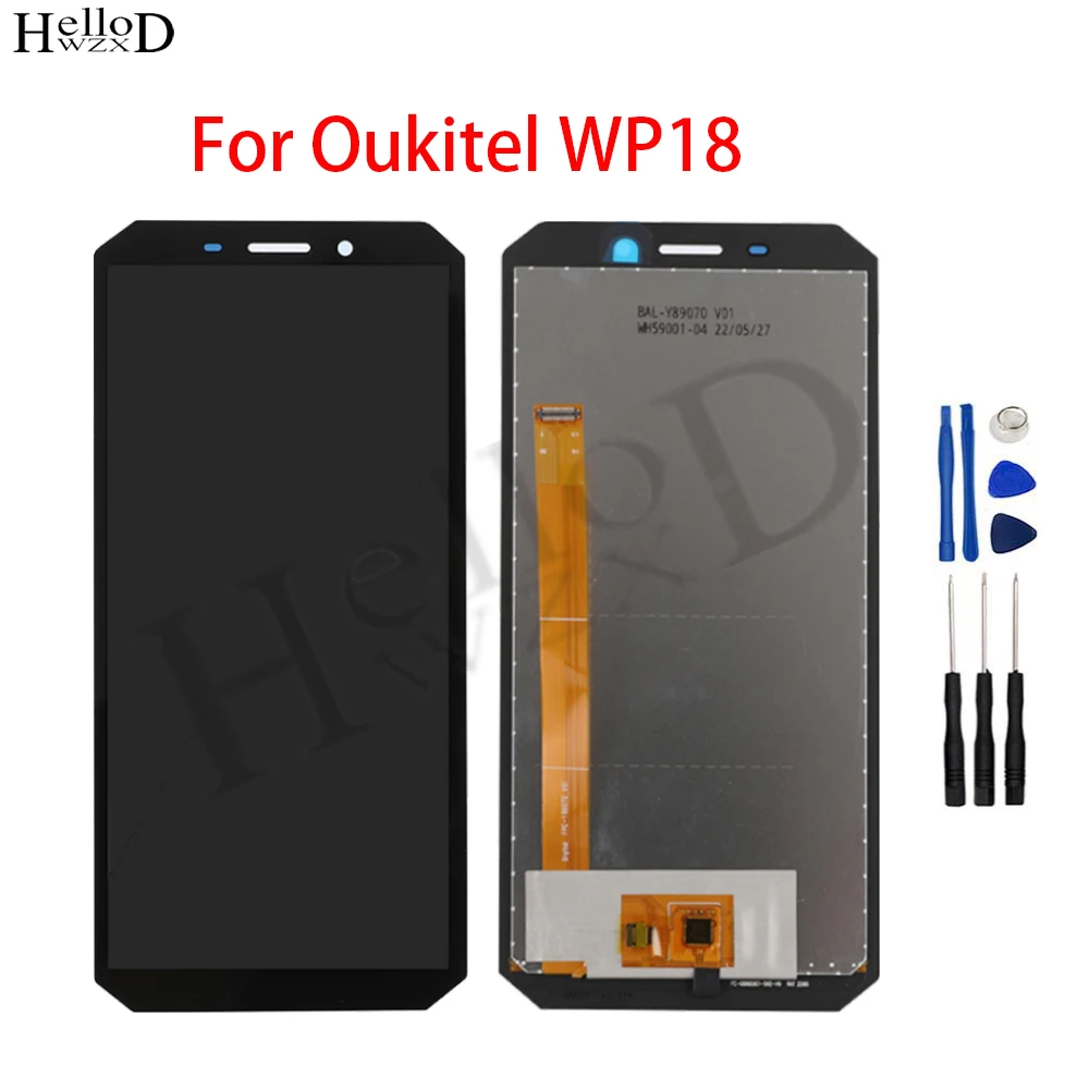 

100% протестированный Оригинальный Новый ЖК-экран для Oukitel WP18, ЖК-дисплей, сенсорный экран, дигитайзер, модуль, сменная панель в сборе