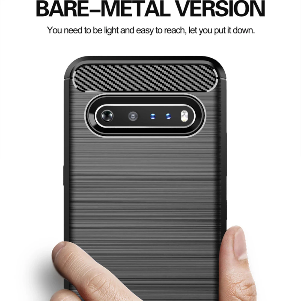 Shockproof Bumper TPU Business Fiber Soft Phone Case Cover