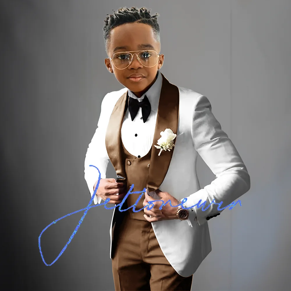 Boys Formal Suit Set Wedding Tuxedo 2-16 years
