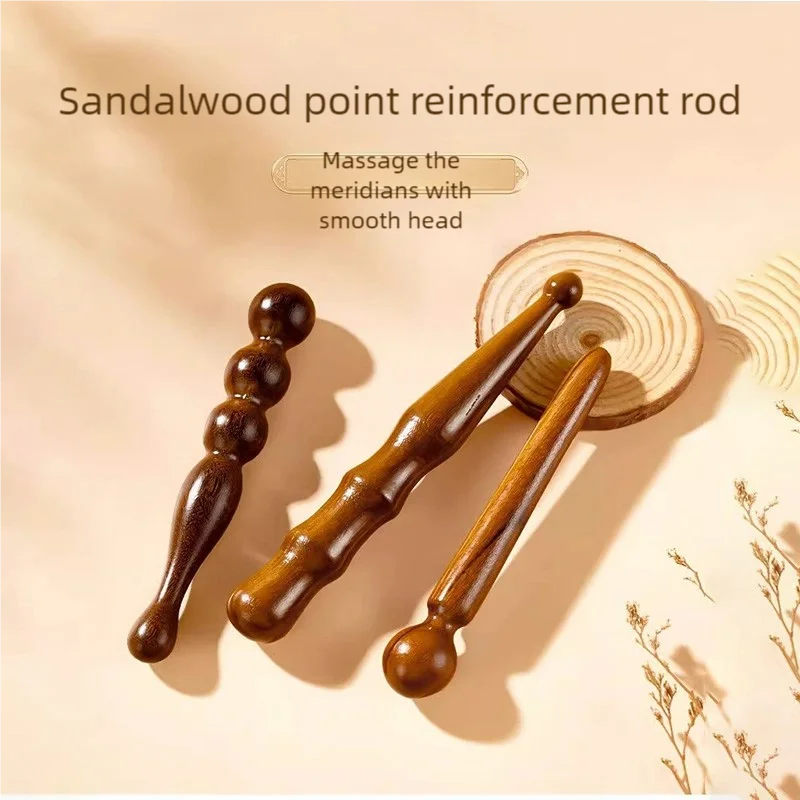 Wooden Acupoint Stick Foot Head Body Massage Stick Meridian Massage Beauty Accessories Acupoint Massage Tool