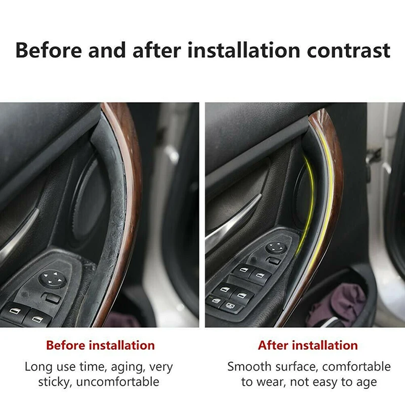 Car Door Handle Cover Pair Fit For BMW 3 4 Series F30 F35 2012 2013 2014 2015