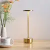 USB Cordless Table Lamp Dimmable Bedside Lamp Restaurant Atmosphere Lighting for Indoor and Outdoor Metallic Black 1